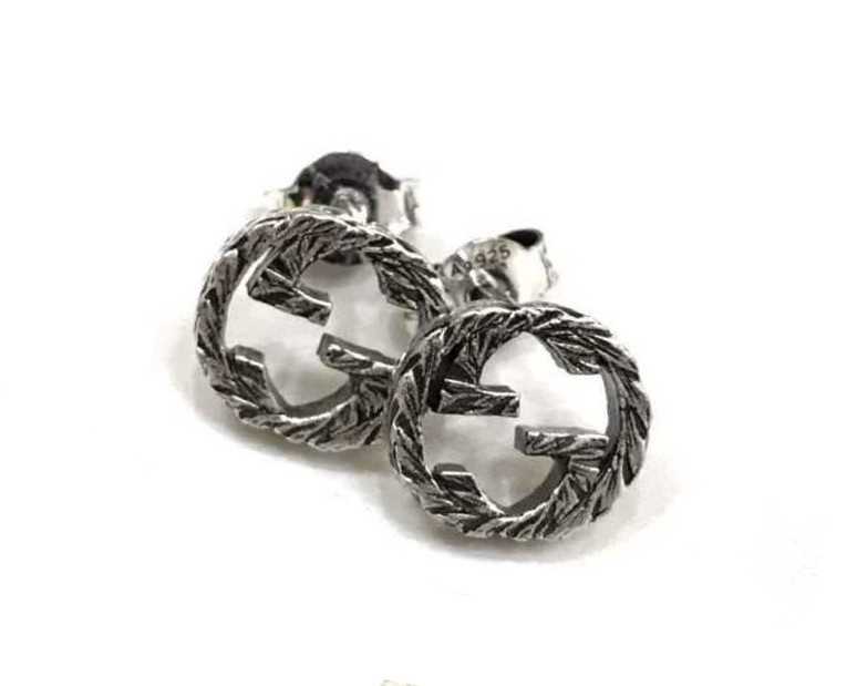 グッチ買取 インターロッキング ピアス